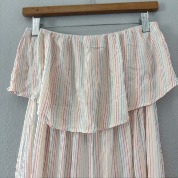Japna Multicolor Pastel Striped Jumpsuit Size M - Picture 3 of 17
